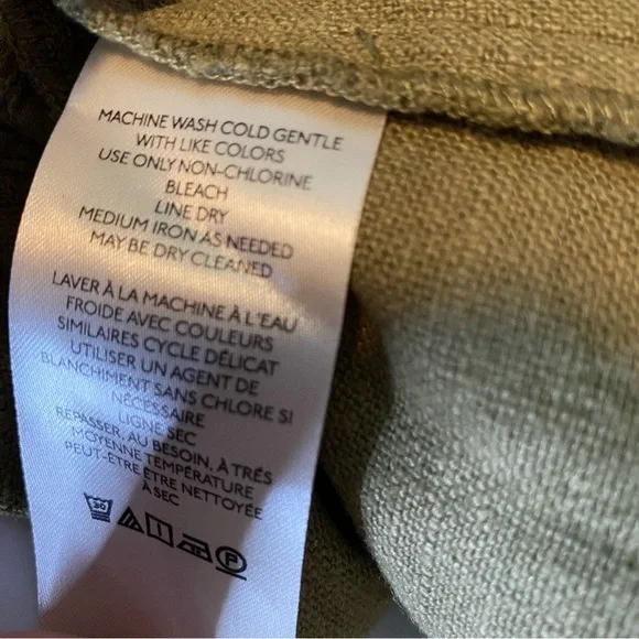 Anthropologie Green Blazer 6 Linen‎ Blend Asymmetrical Back Avant Grade - Picture 5 of 10